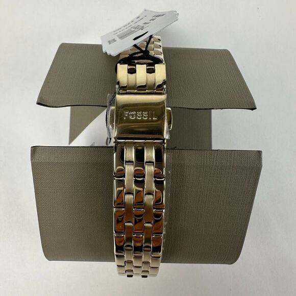 NWT Fossil Women\'s Colleen Three-Hand Gold-Tone Stainless Steel Watch BQW3832 main image 9